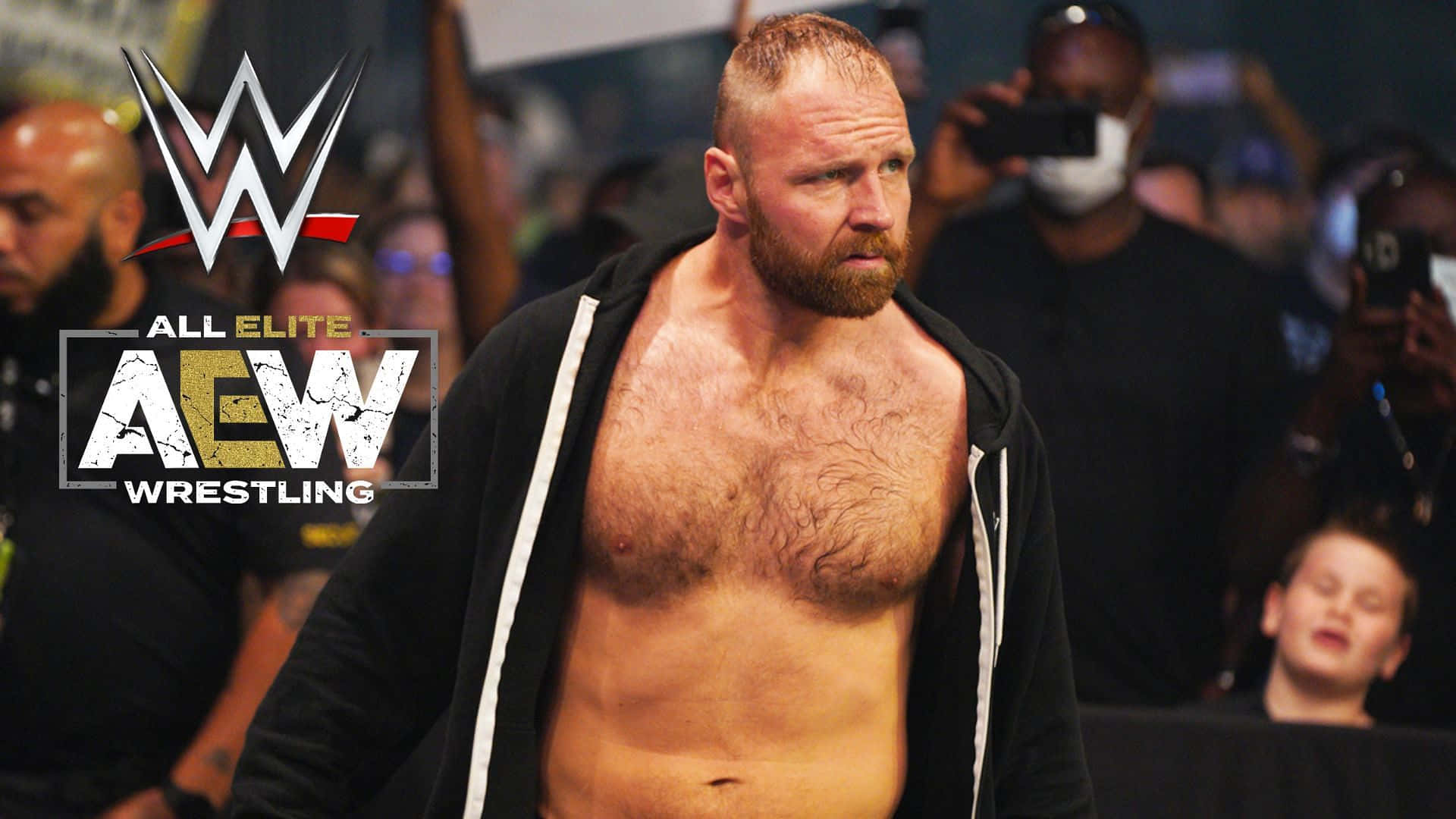 Jon Moxley Aew Poster Design Background