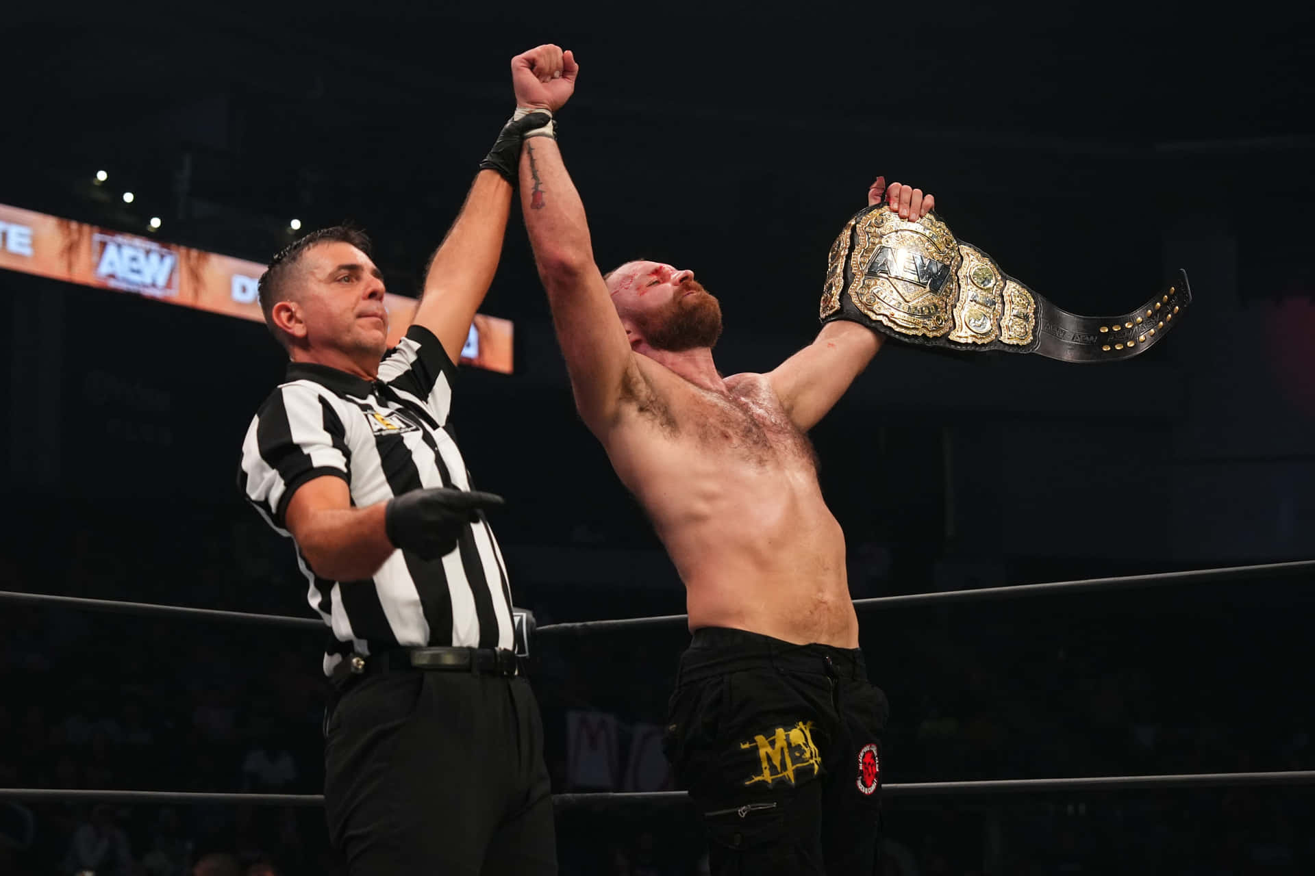 Jon Moxley Record Holder Background