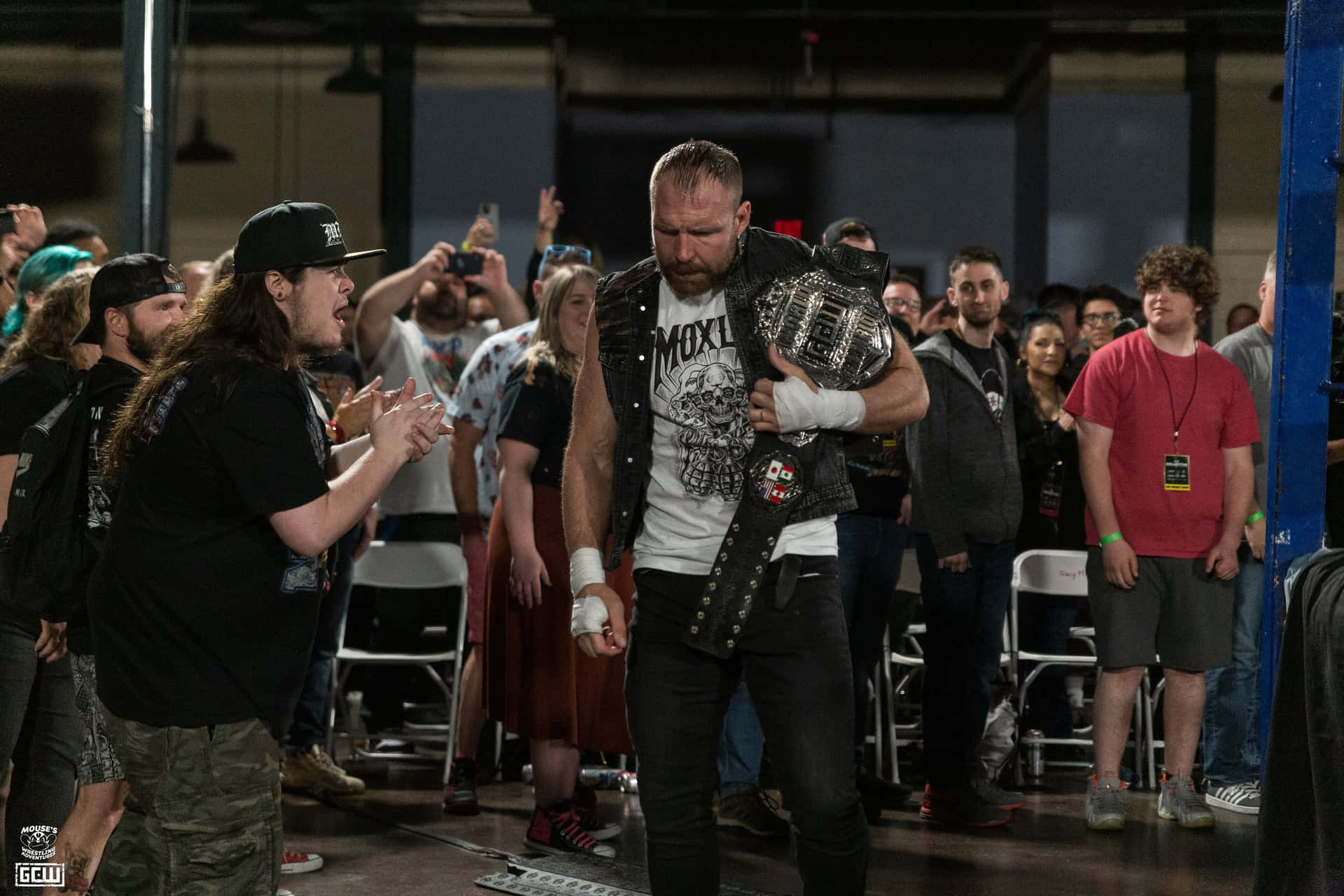 Jon Moxley, The 12-time Champion In Wrestling Background