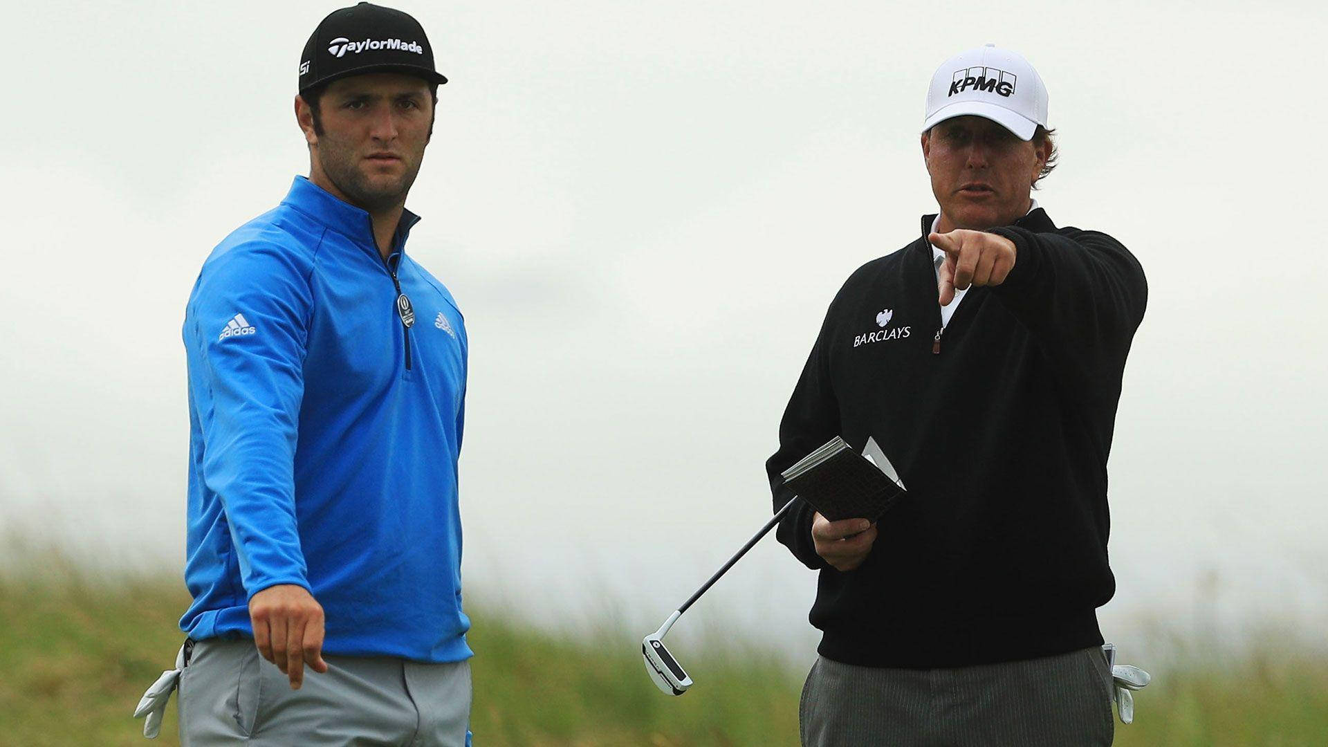 Jon Rahm And His Coach Background