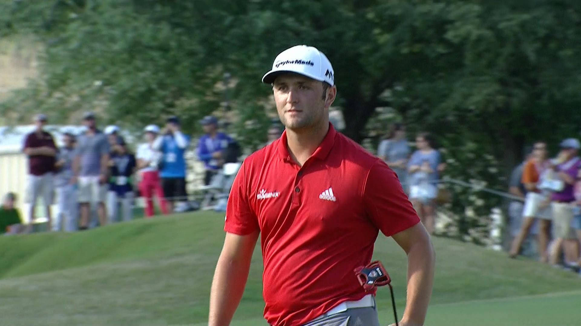 Jon Rahm In Action Background