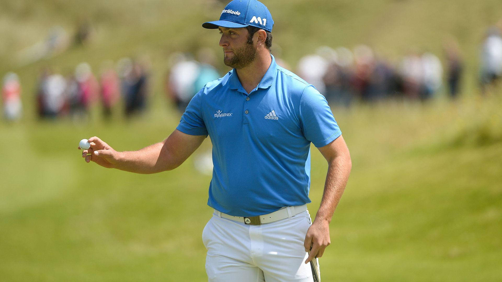 Jon Rahm Side View Background