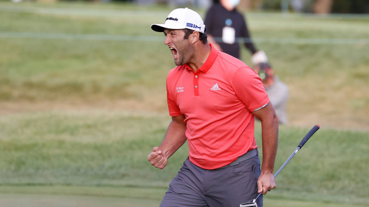 Jon Rahm Yelling Background