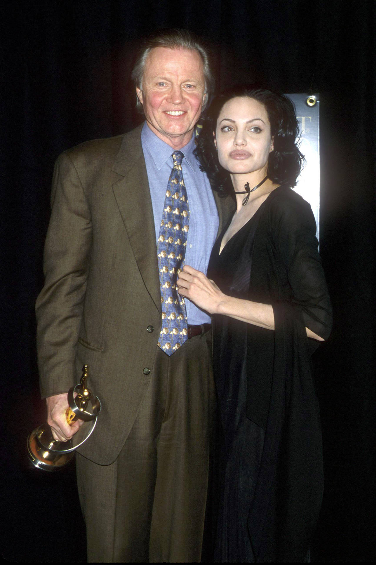 Jon Voight With Angelina Background