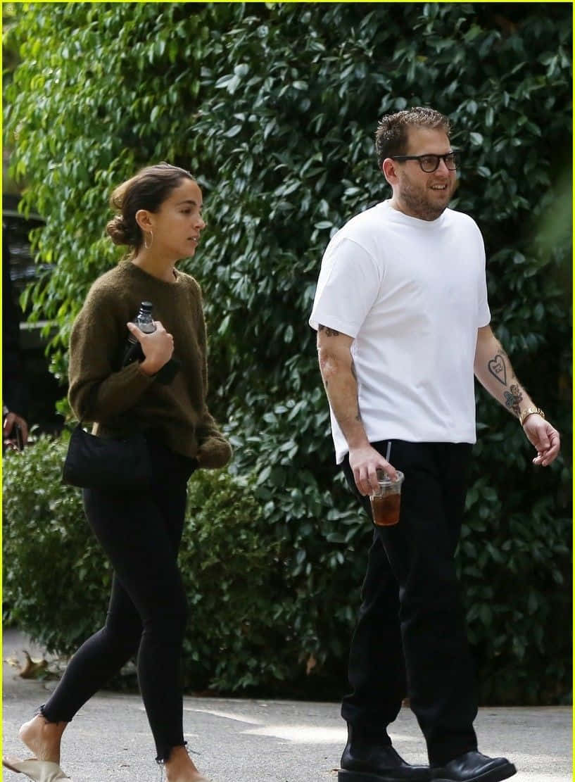 Jonah Hill Looking Cool With A Popped Collar