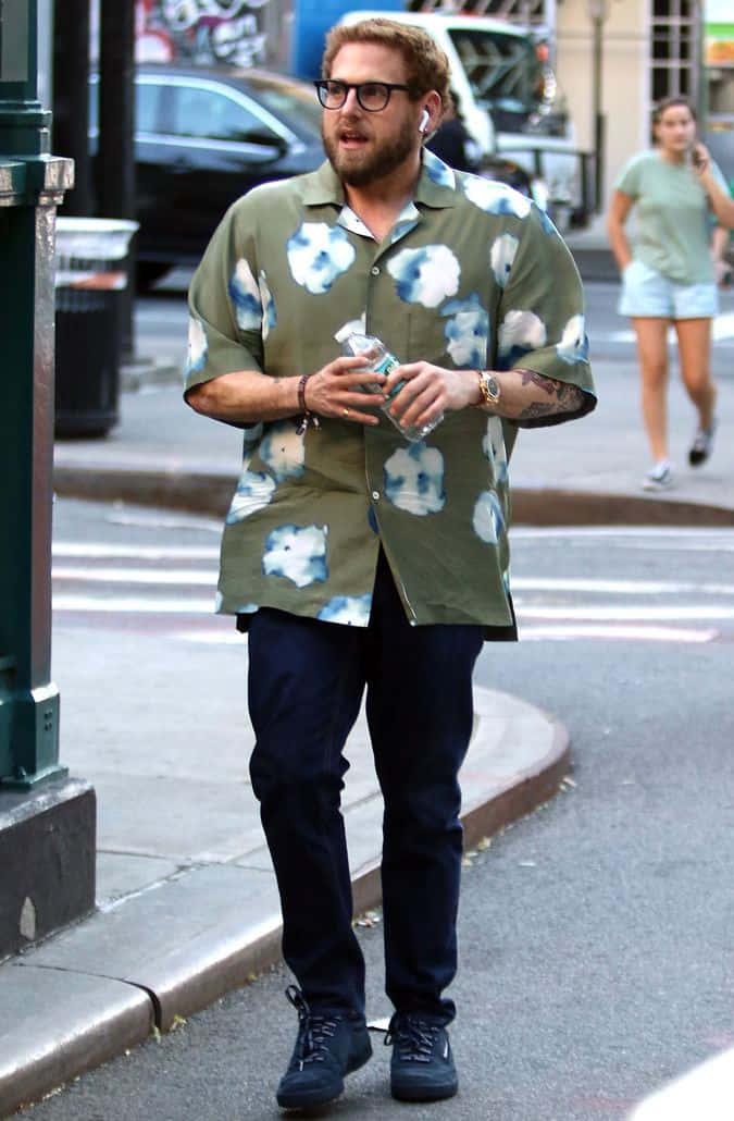 Jonah Hill Looking Determined & Stylish