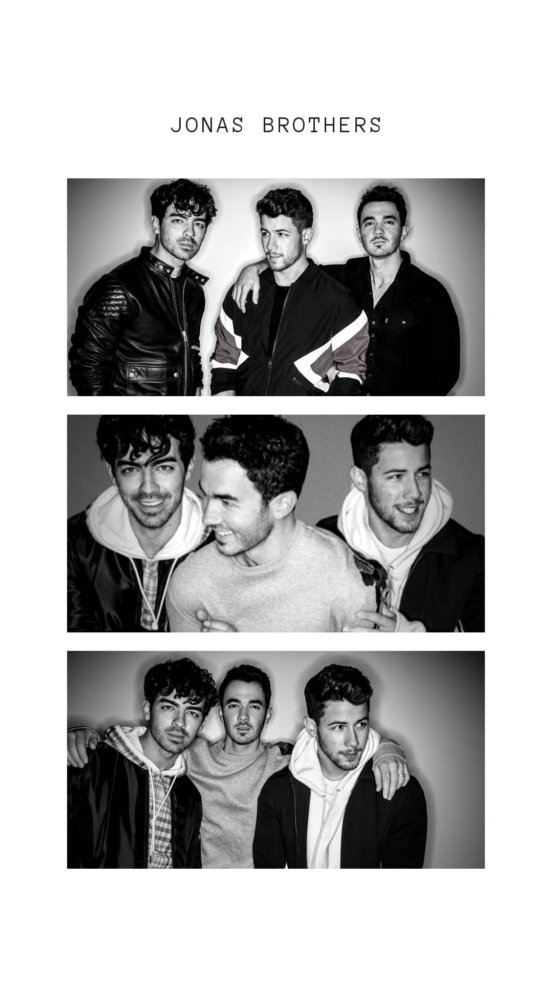 Jonas Brothers Polaroid Pictures