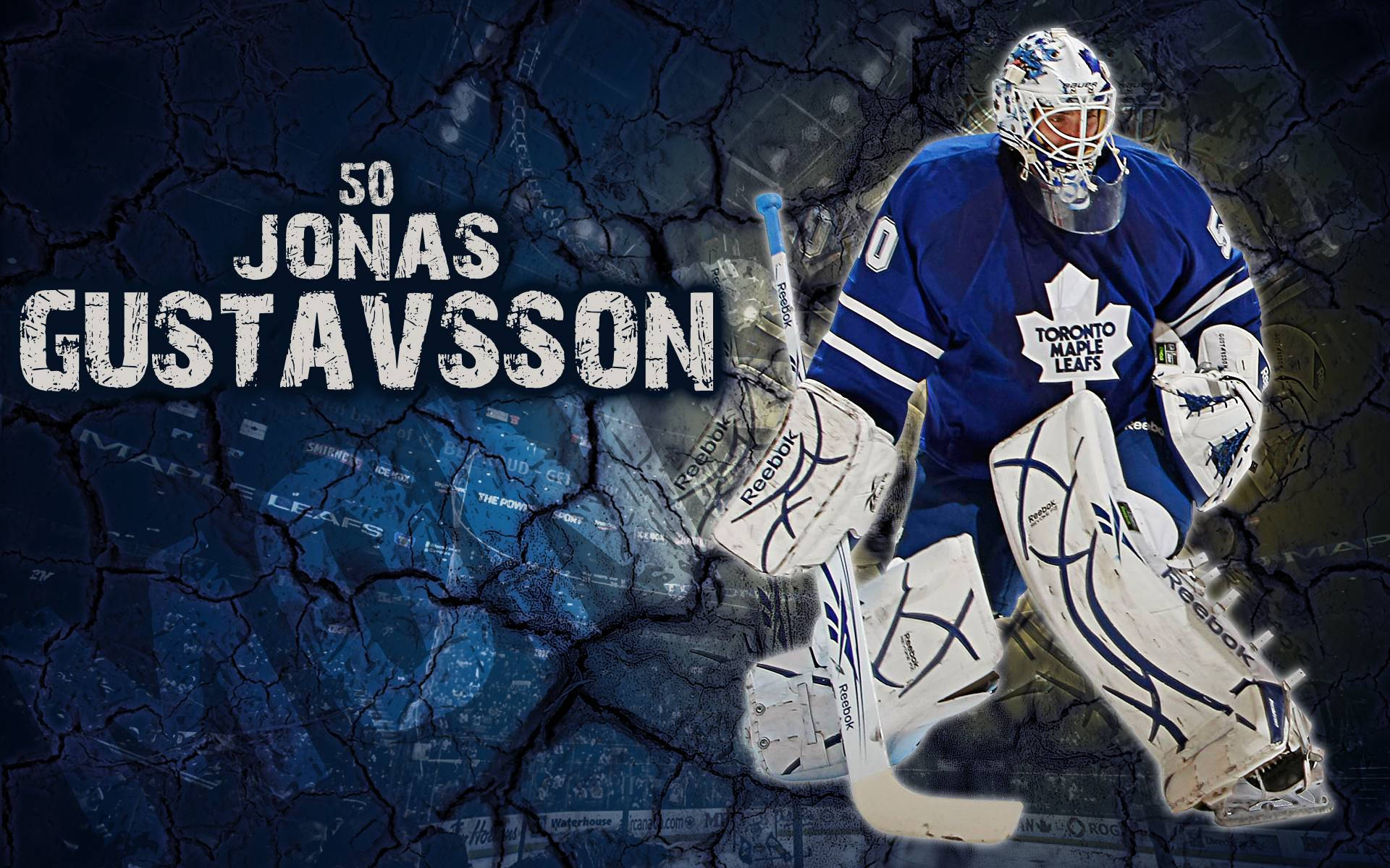 Jonas Gustavsson Toronto Maple Leafs Background