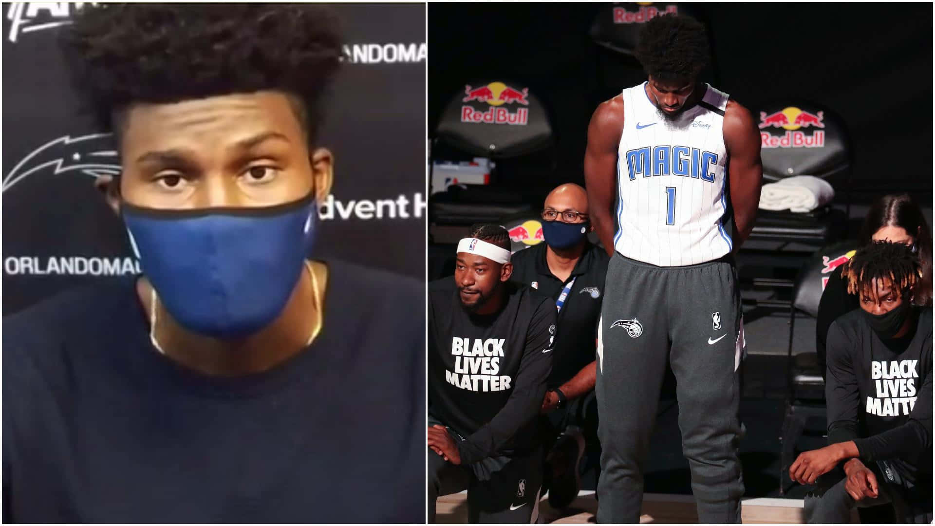 Jonathan Isaac Collaged Photo Background
