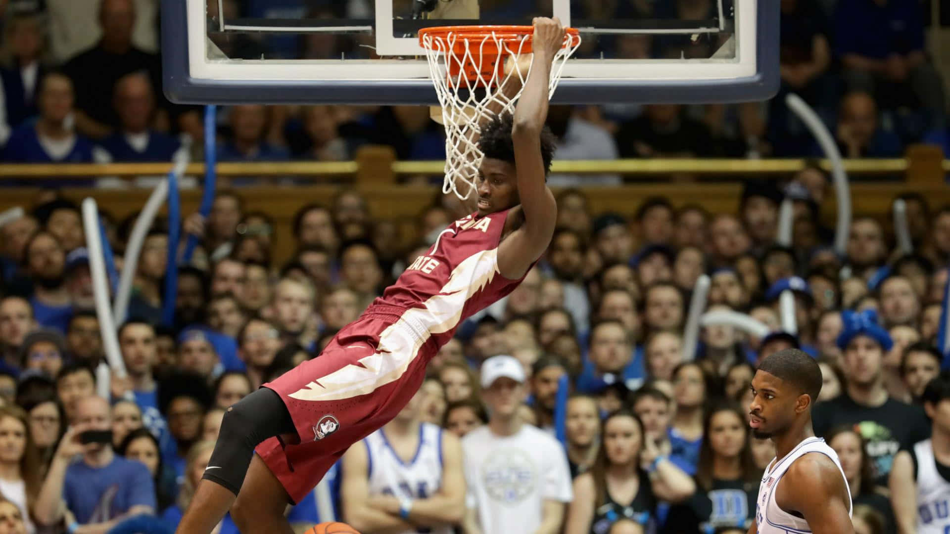 Jonathan Isaac Hanging On Ring Background
