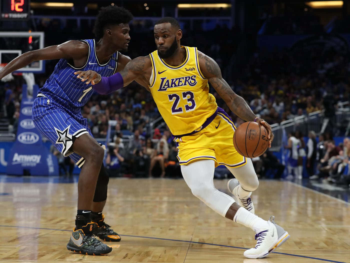 Jonathan Isaac & Lebron James