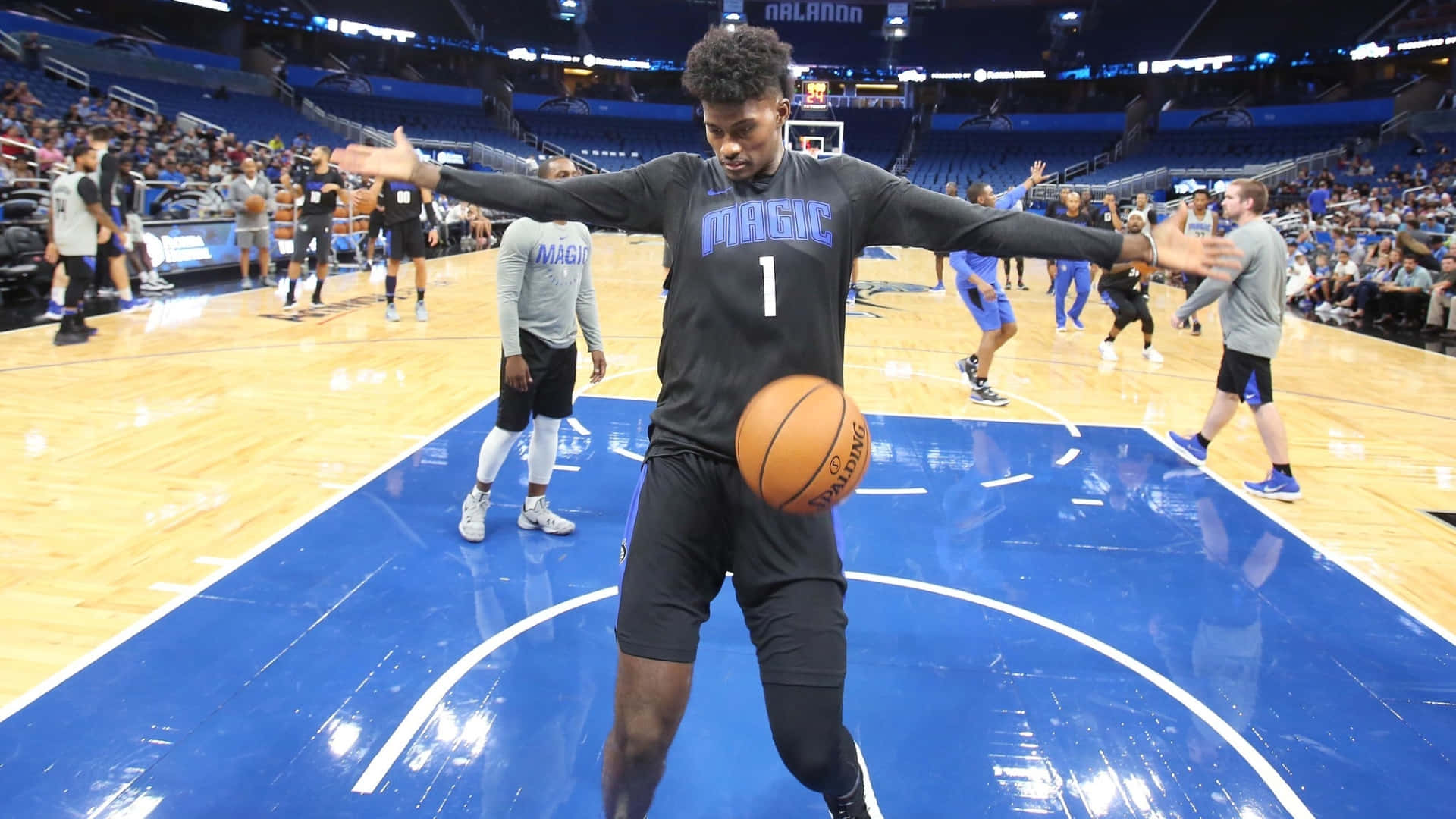 Jonathan Isaac Nba Pre-game Background