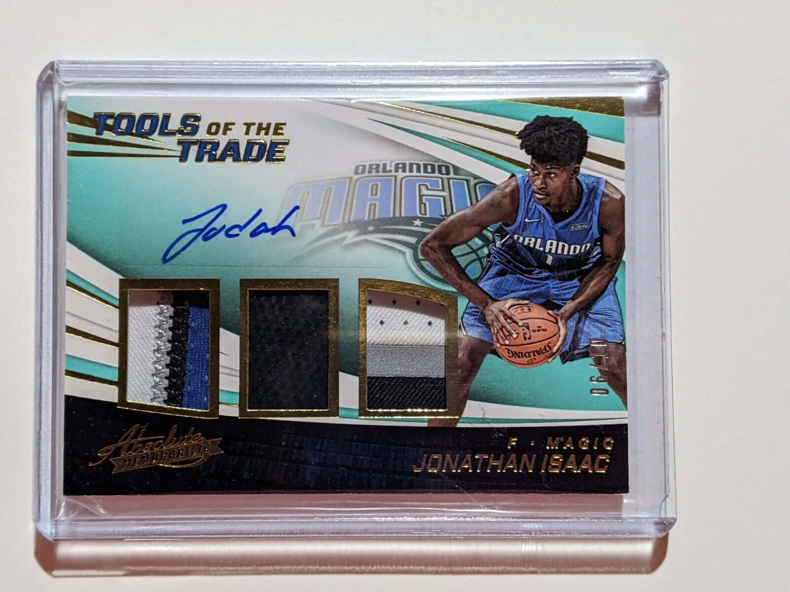 Jonathan Isaac Sublimated Plaque Background