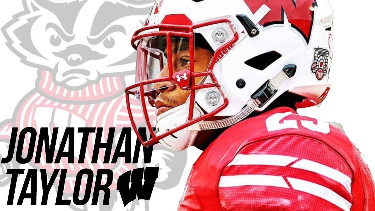 Jonathan Taylor Badgers Mascot Background