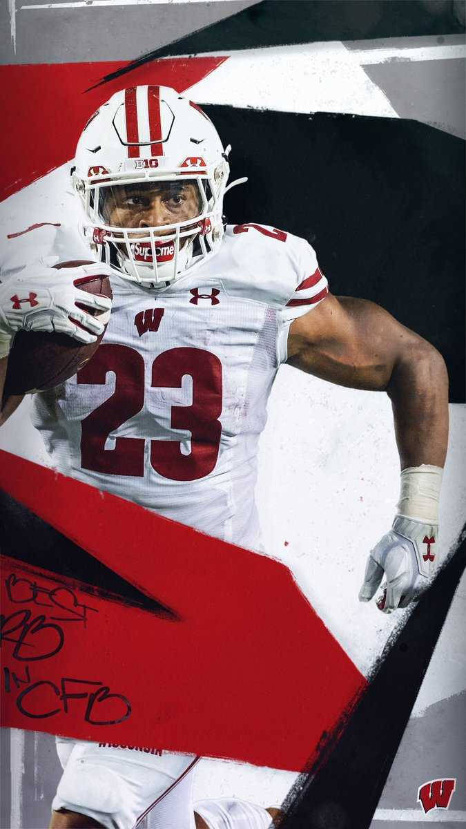 Jonathan Taylor Badgers Uniform Background