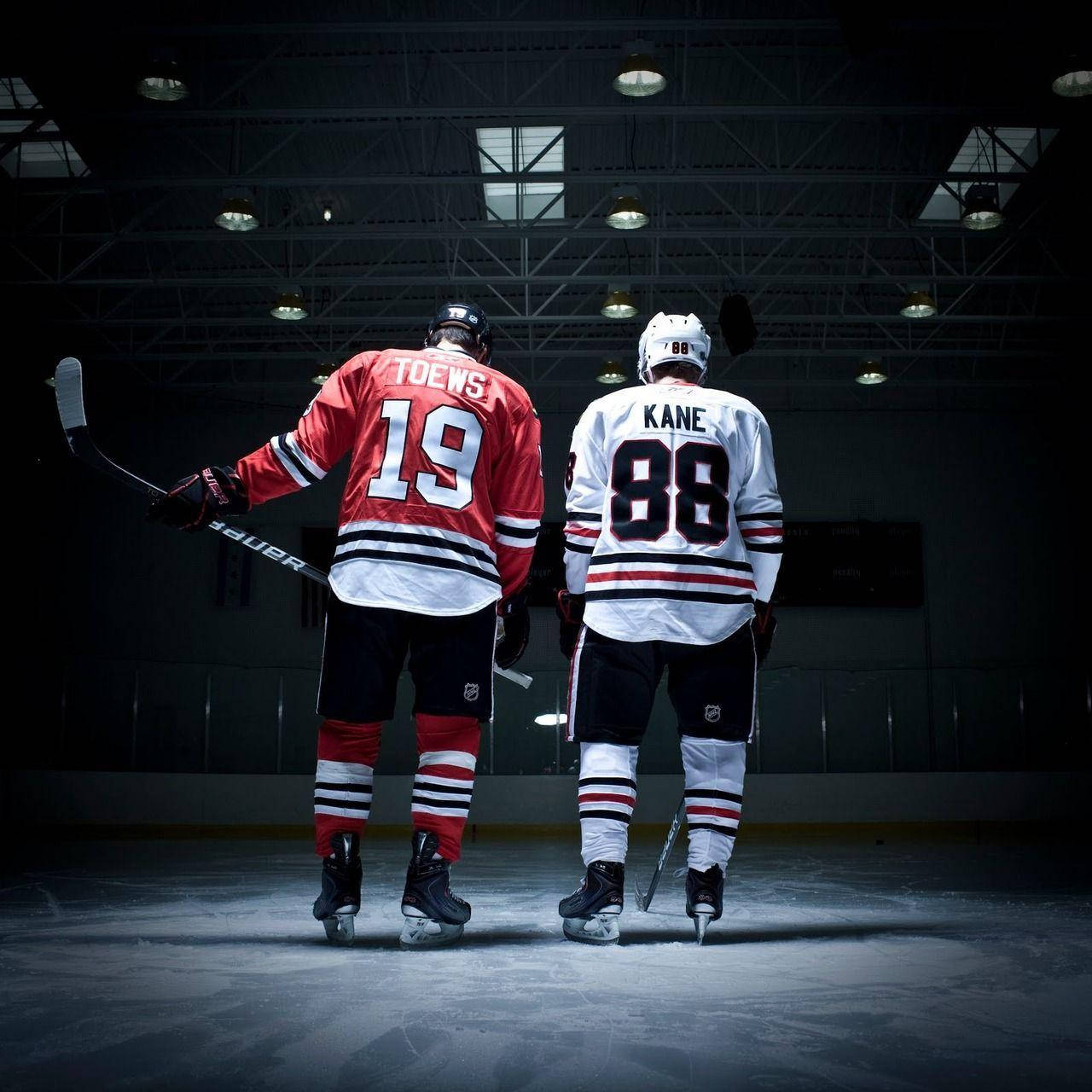 Jonathan Toews With Patrick Kane Background