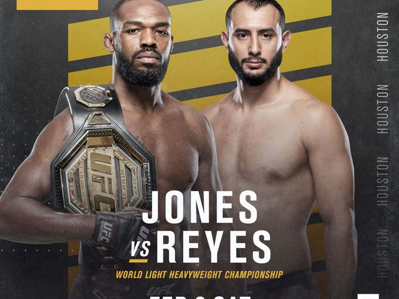 Jonesvs Reyes U F C Championship Promo Background