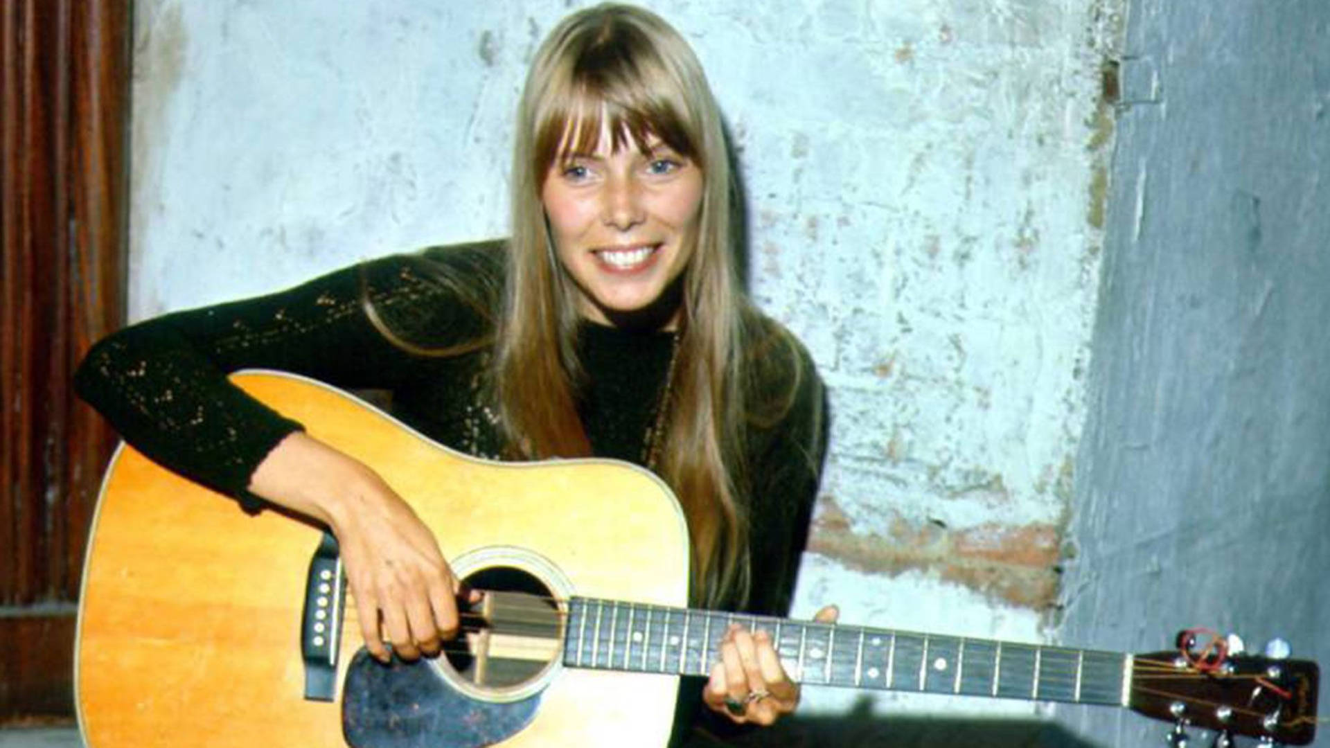 Joni Mitchell's Martin D-28 Dreadnought Acoustic Guitar Background