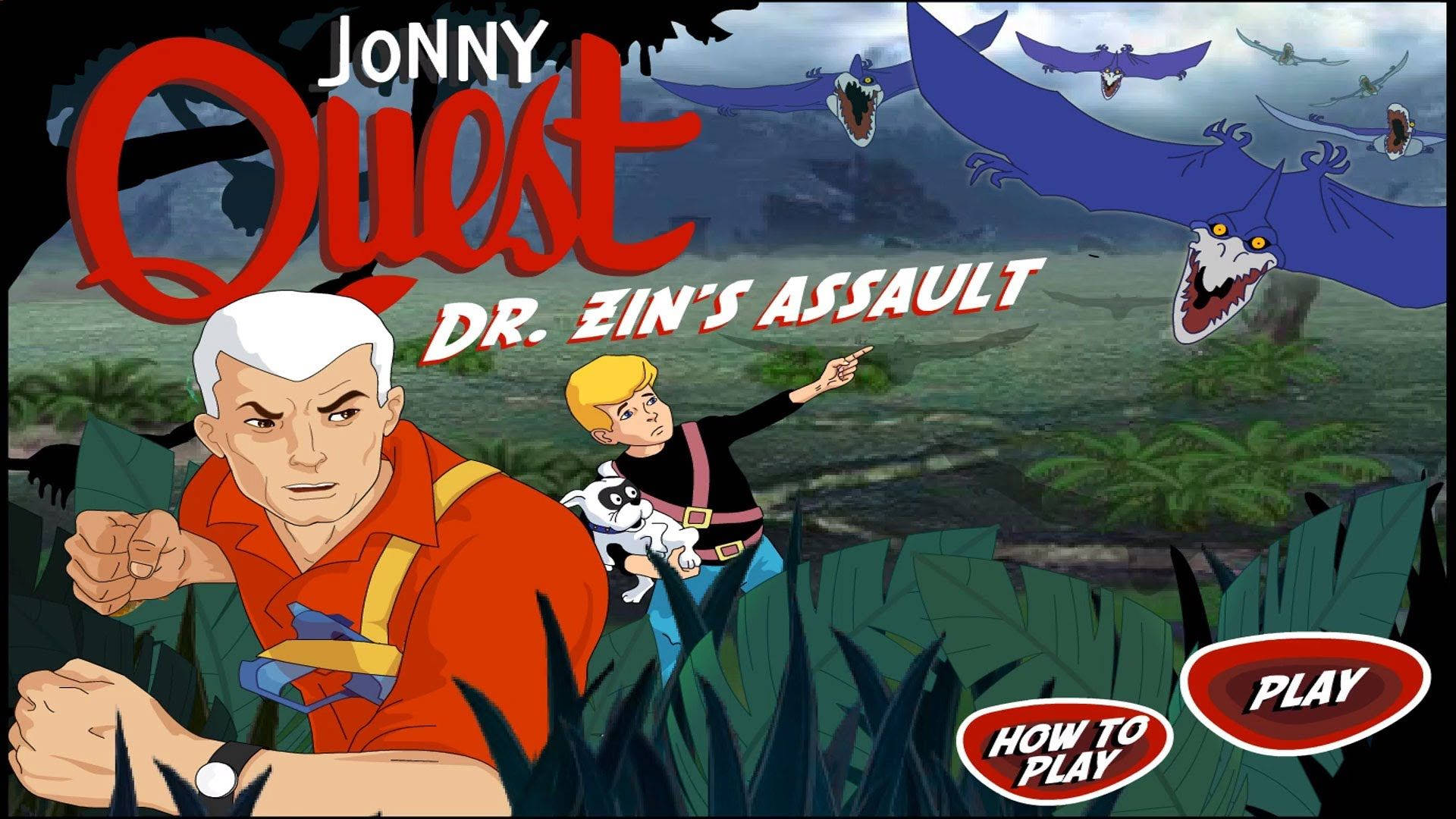 Jonny Quest Dr. Zin's Assault Background