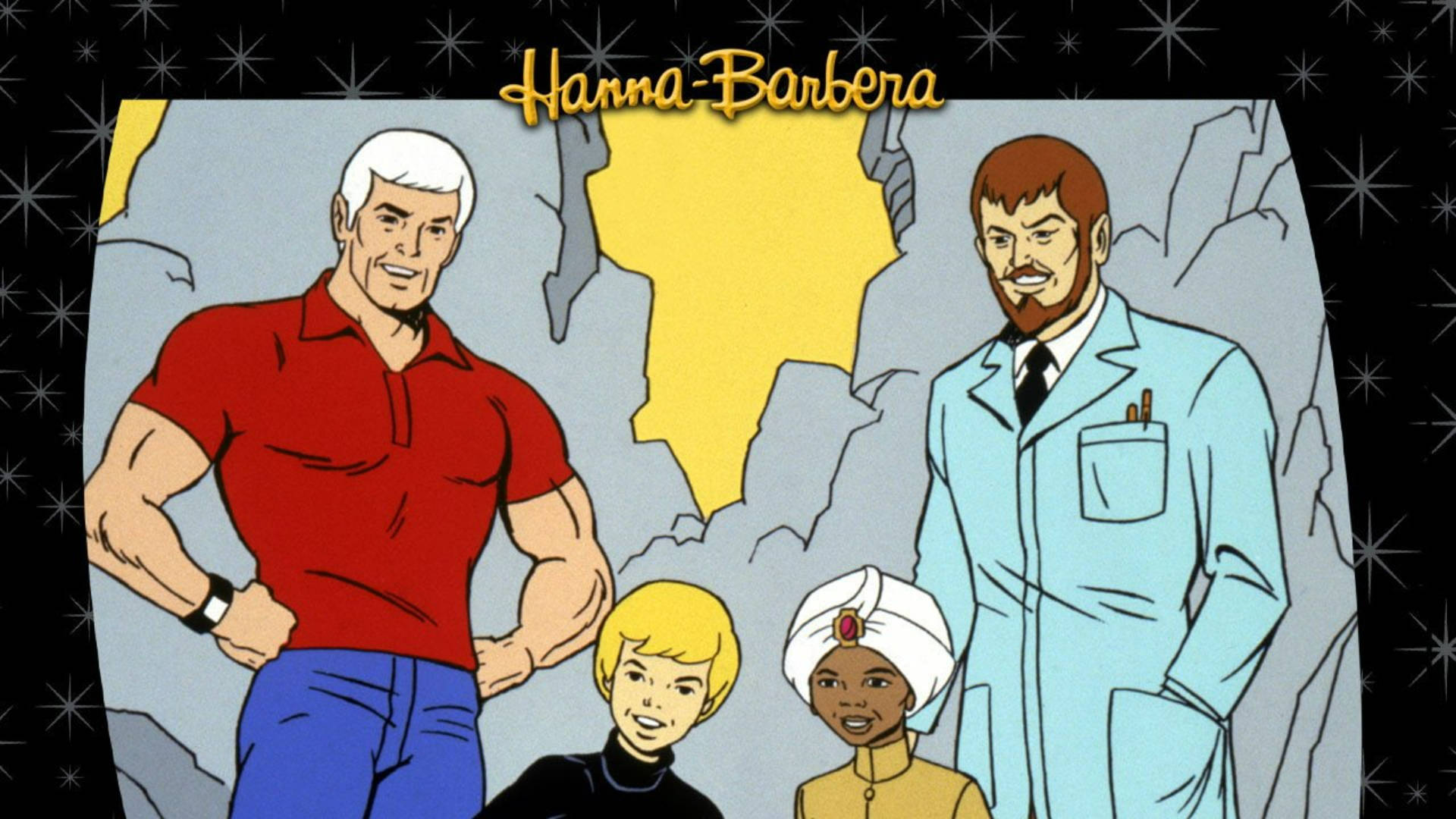 Jonny Quest On Rock Mountain Background