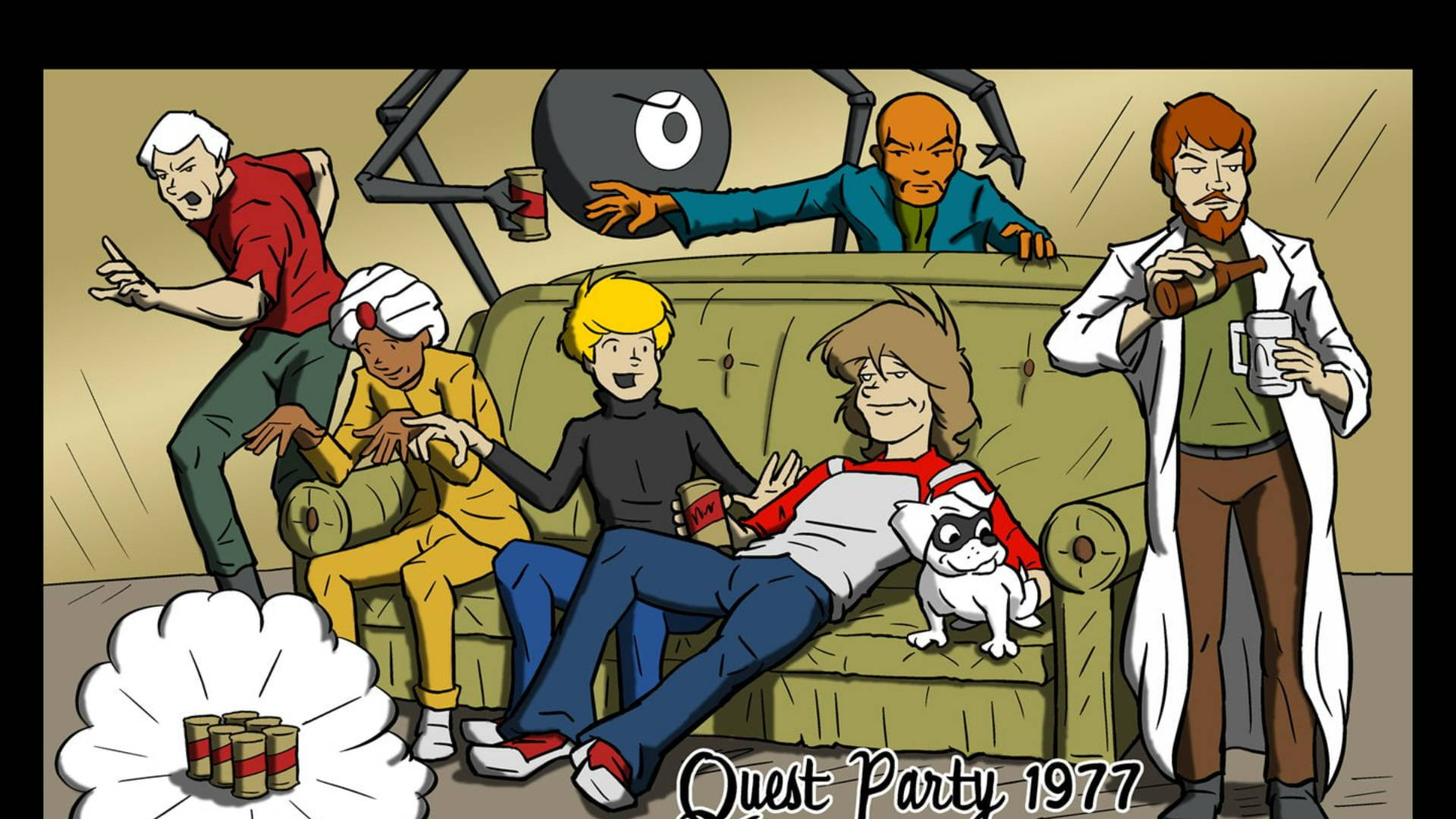 Jonny Quest Party 1977 Background