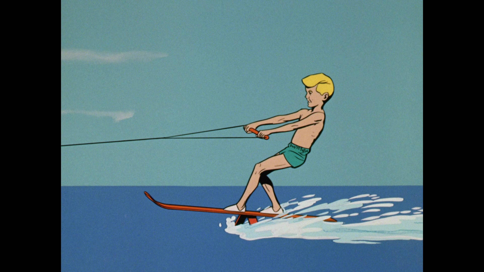 Jonny Quest Riding Surfboard Background