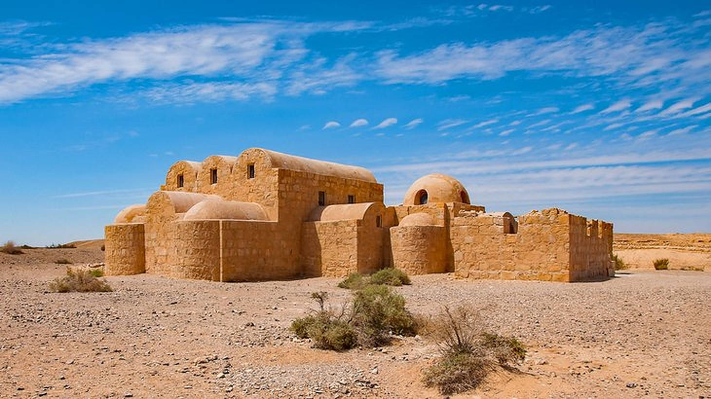 Jordan Desert Castle Background