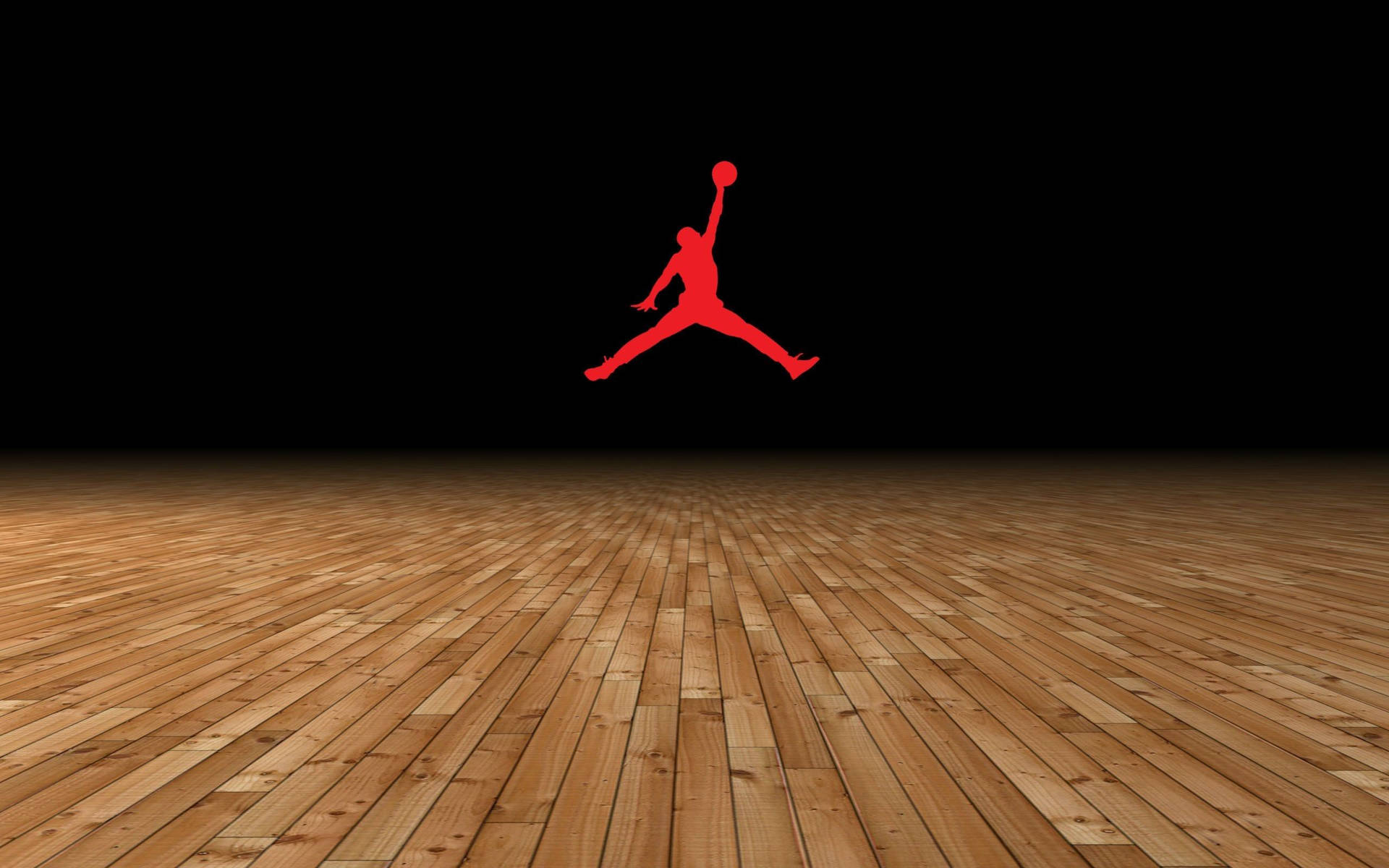 Jordan Logo Basketball Court Floor Background