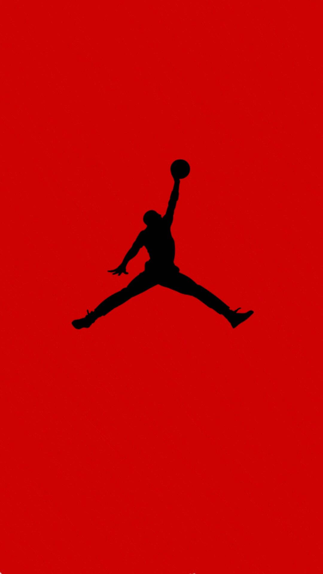 Jordan Logo Classic Black Red Colorway Background