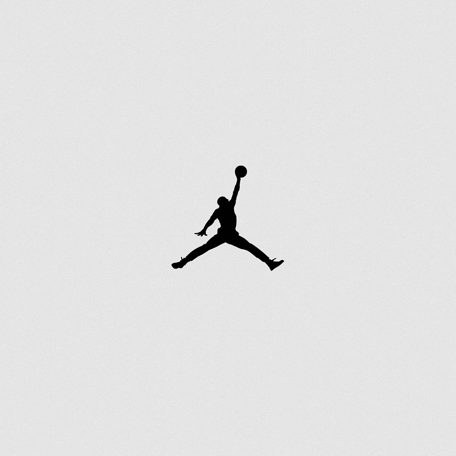 Jordan Logo Minimalist Grey Background