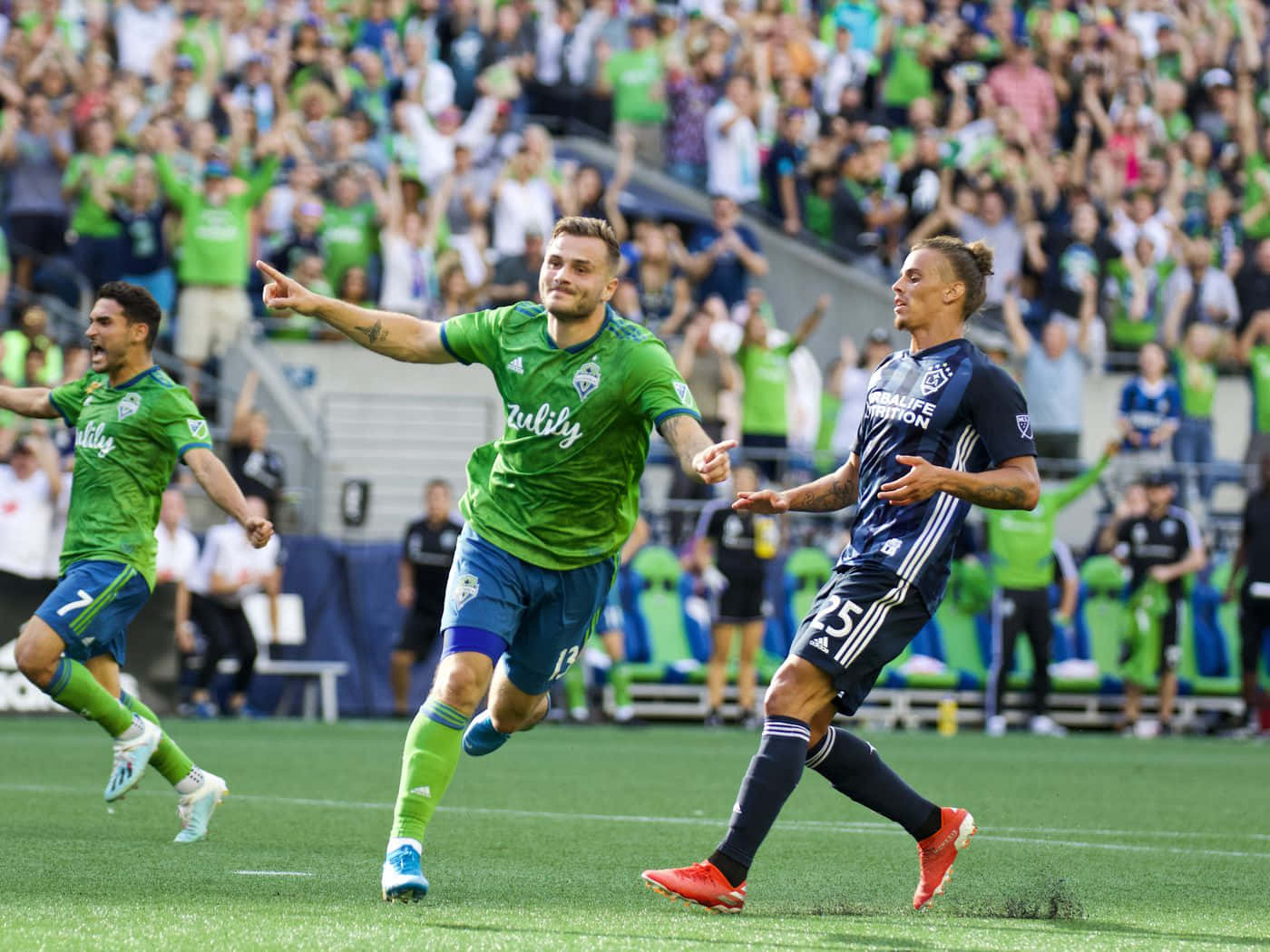 Jordan Morris In Seattle Sounders Versus El Salvador 2022 Background