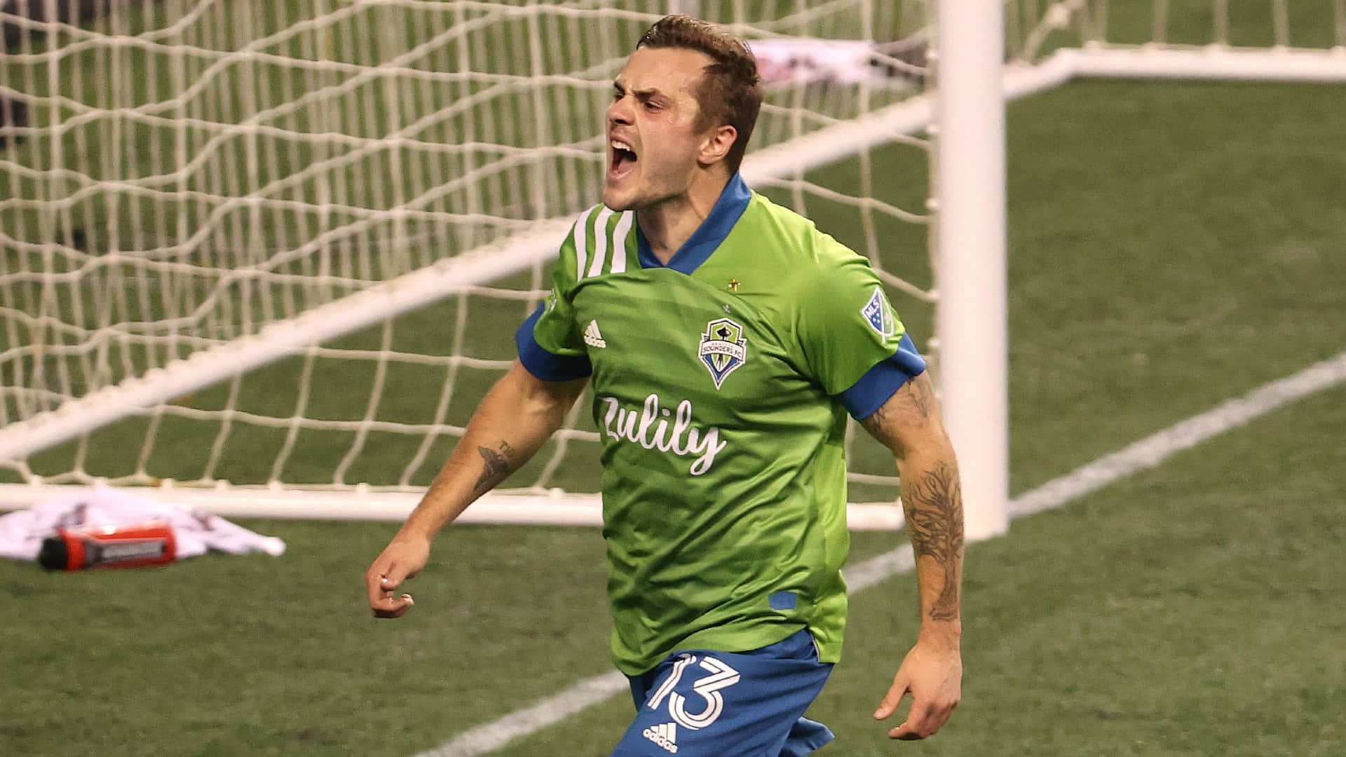 Jordan Morris In Seattle Sounders Versus Minnesota United 2020 Background