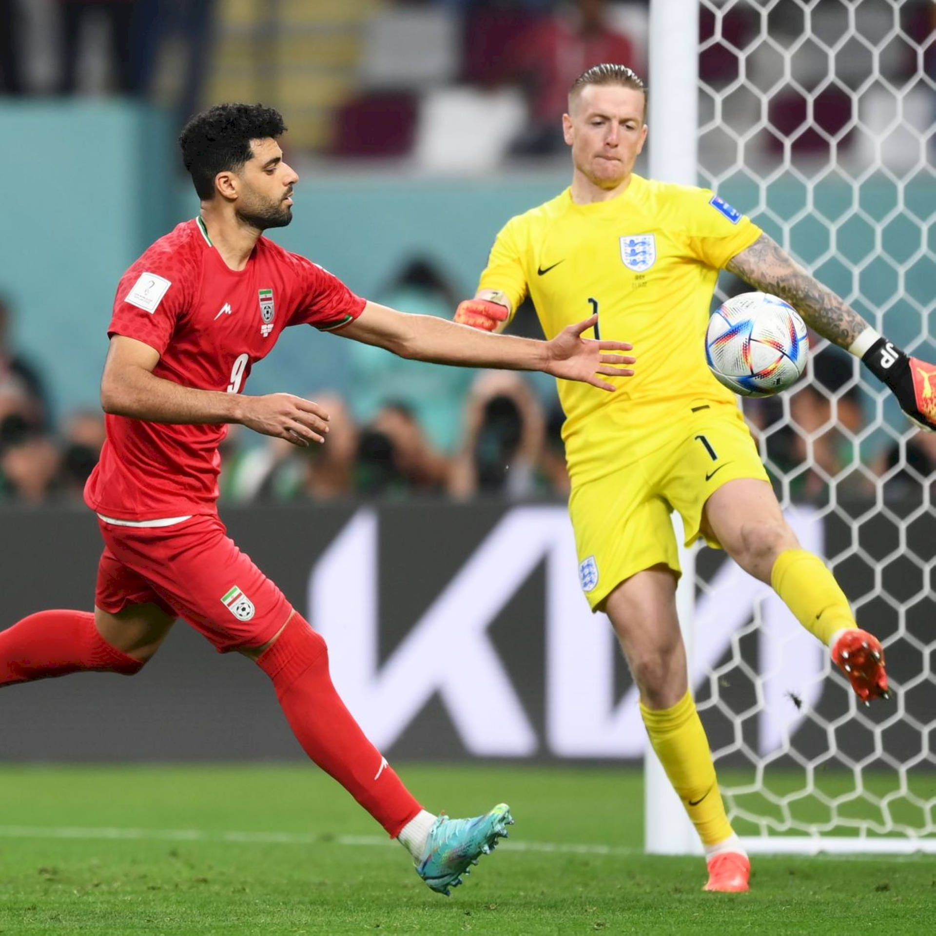 Jordan Pickford Stealing Ball From Opponent