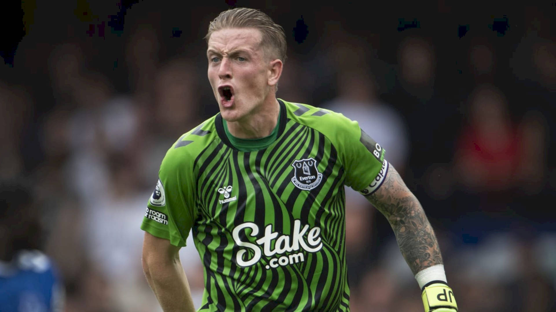 Jordan Pickford Yelling Angrily