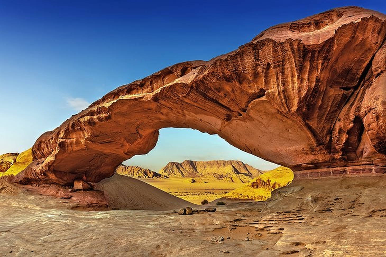 Jordan Rock Arch Background