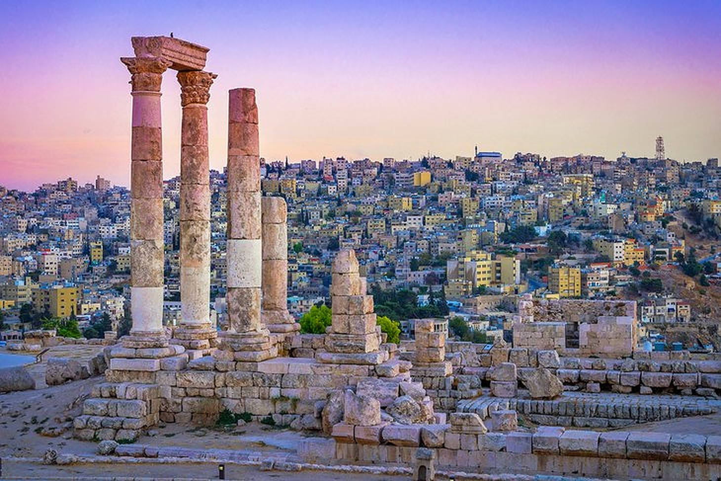 Jordan Roman Ruins Background