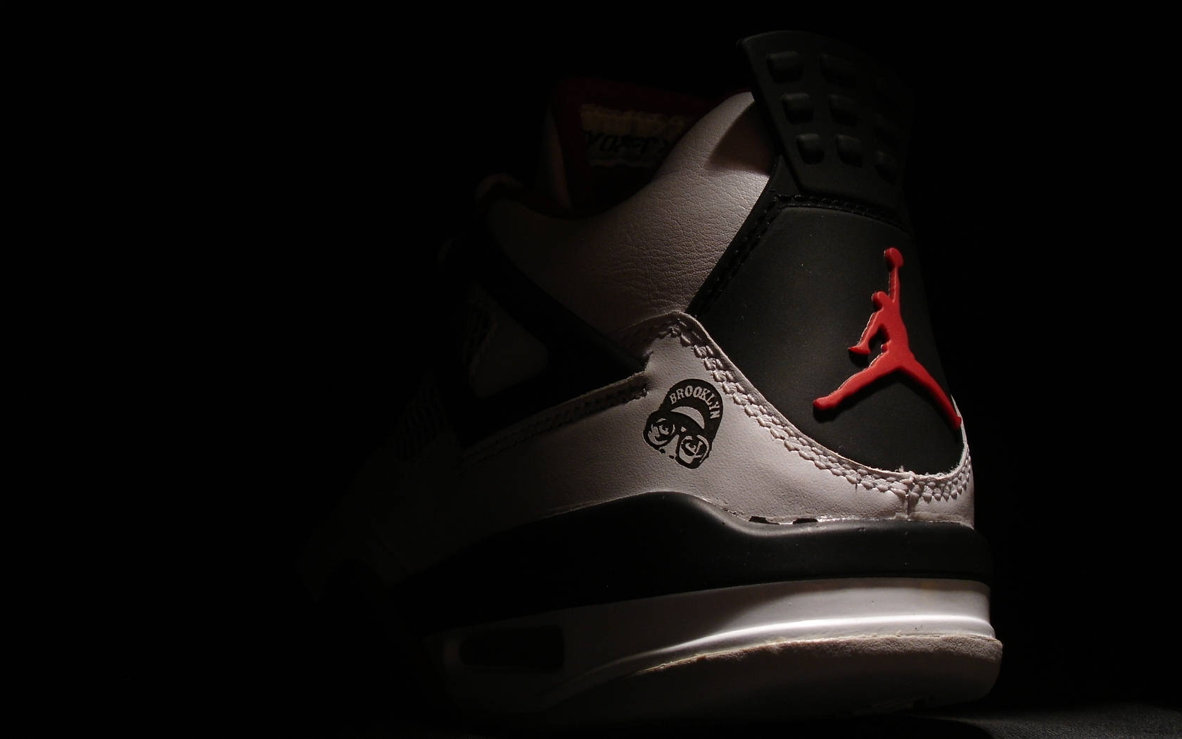 Jordan Shoes With Fading Effect Background