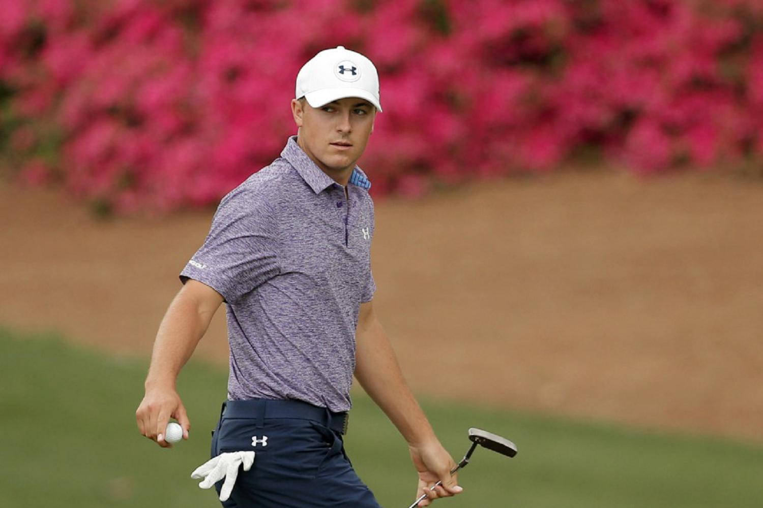 Jordan Spieth Clutching A Golf Ball