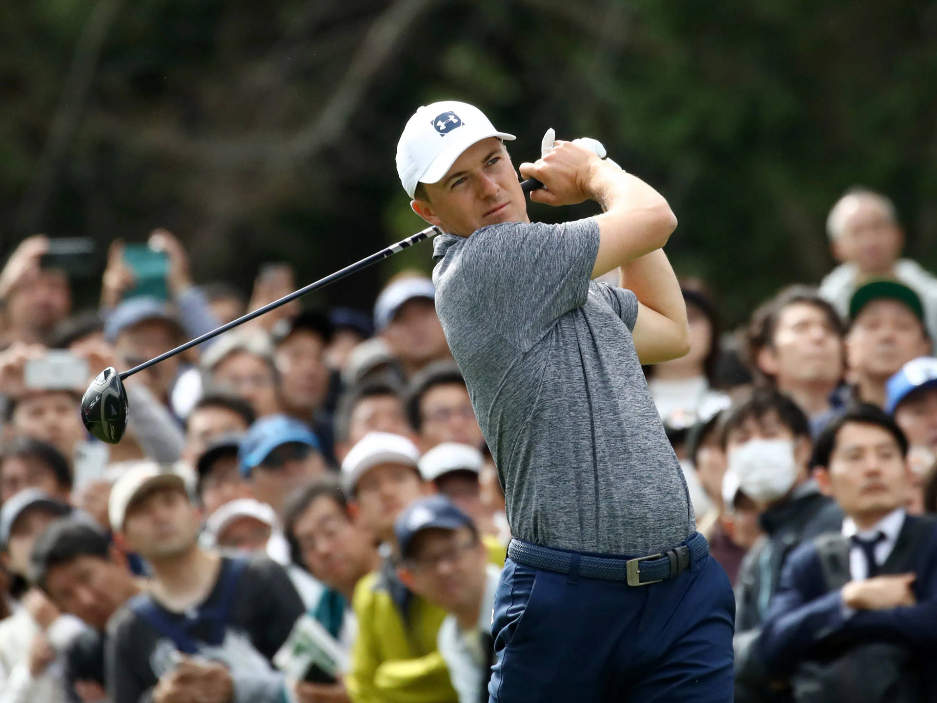 Jordan Spieth Golf Swing Background