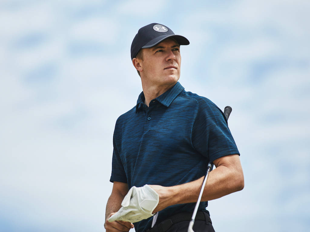 Jordan Spieth Looking Afar Background