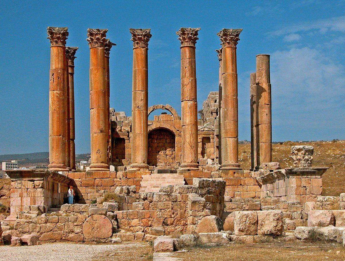 Jordan Temple Of Artemis Background