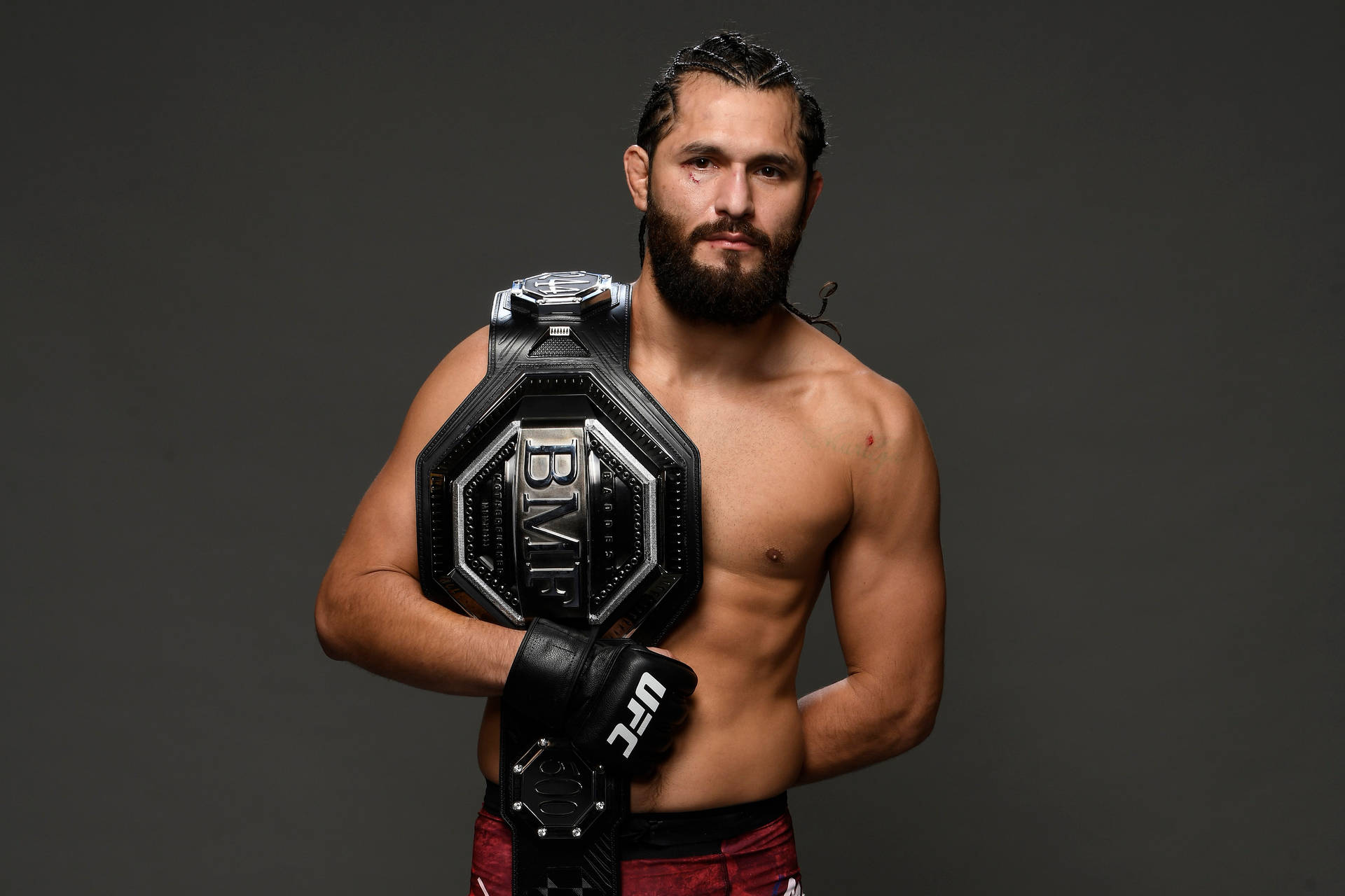 Jorge Masvidal With Belt