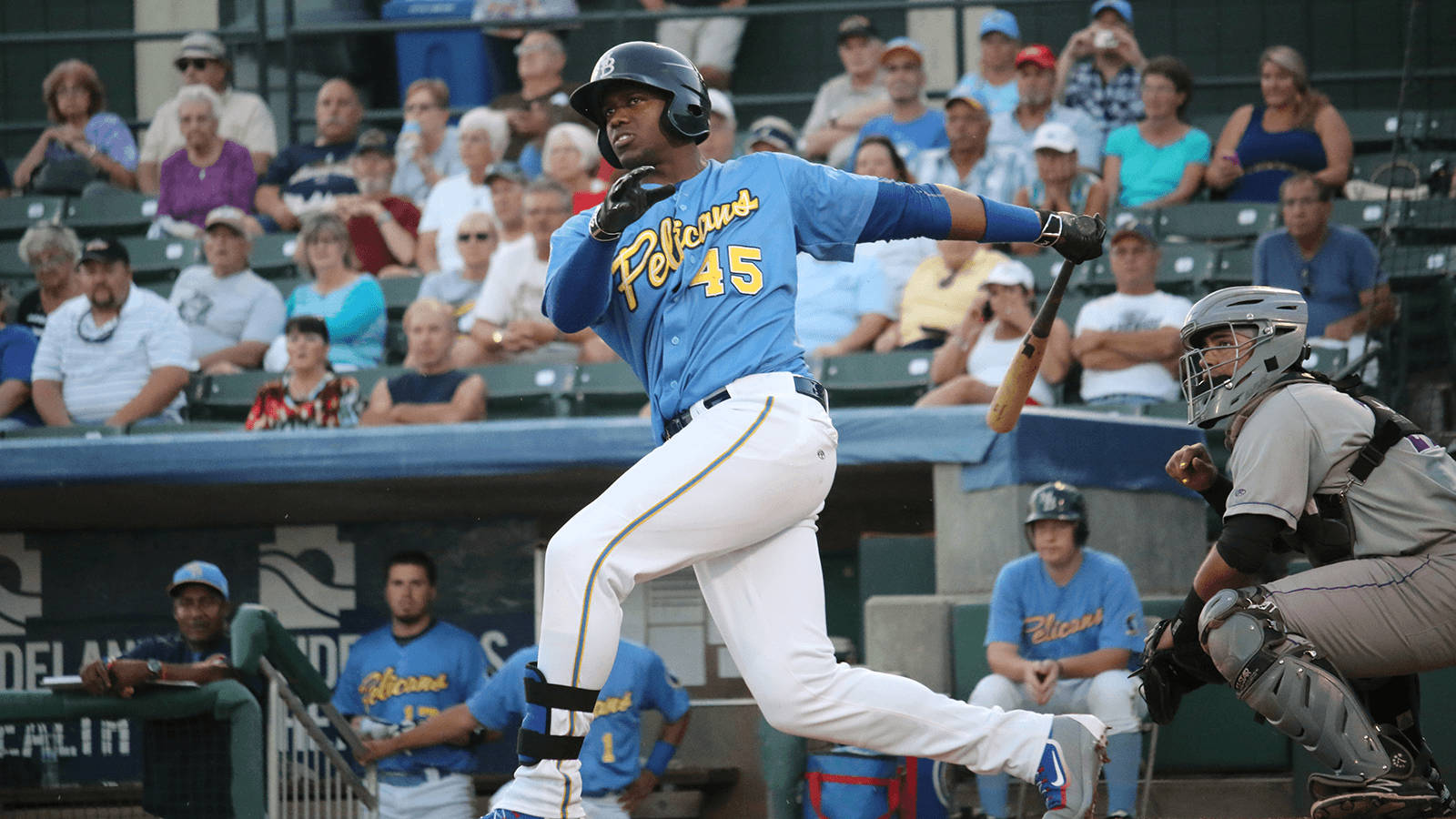 Jorge Soler Blue Uniform Background