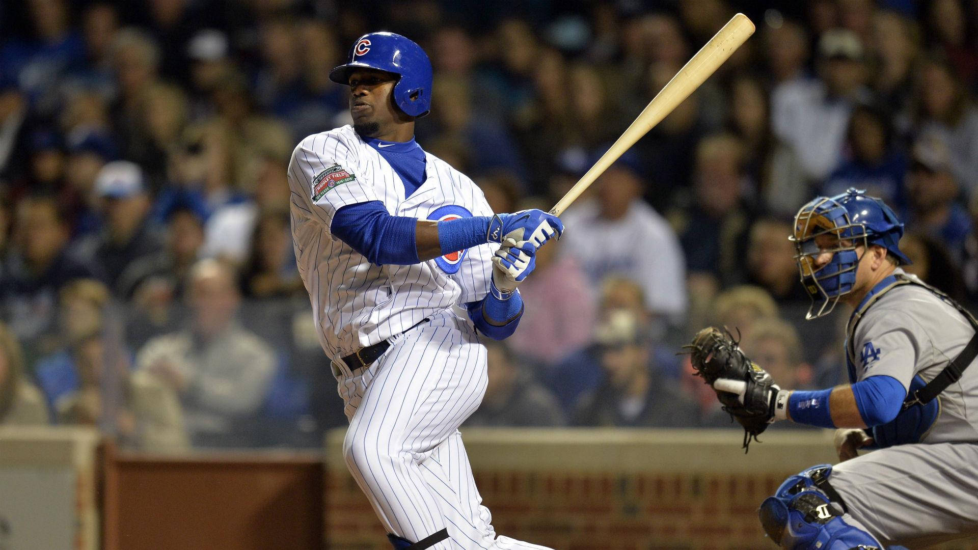 Jorge Soler Posing After A Swing Background