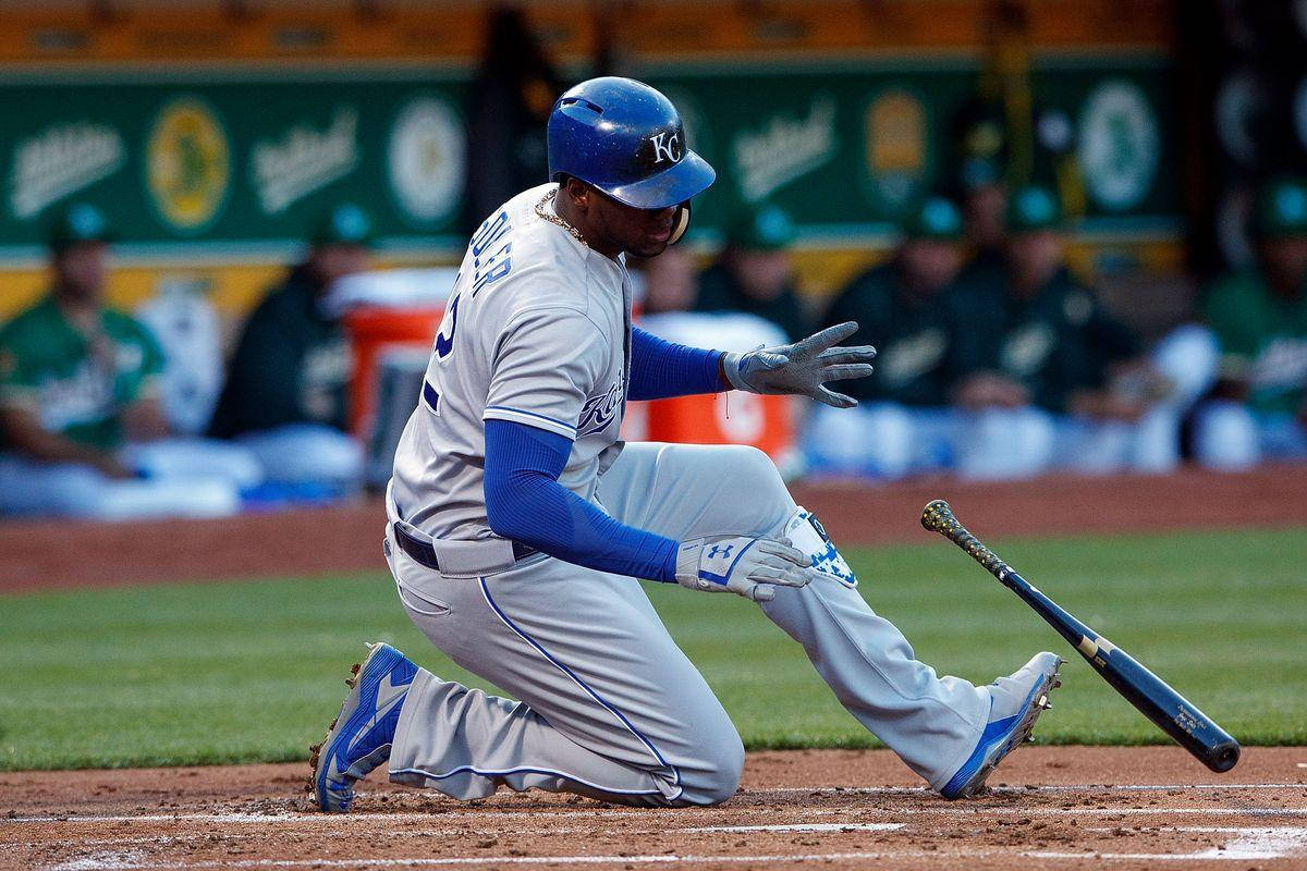 Jorge Soler Taking A Knee