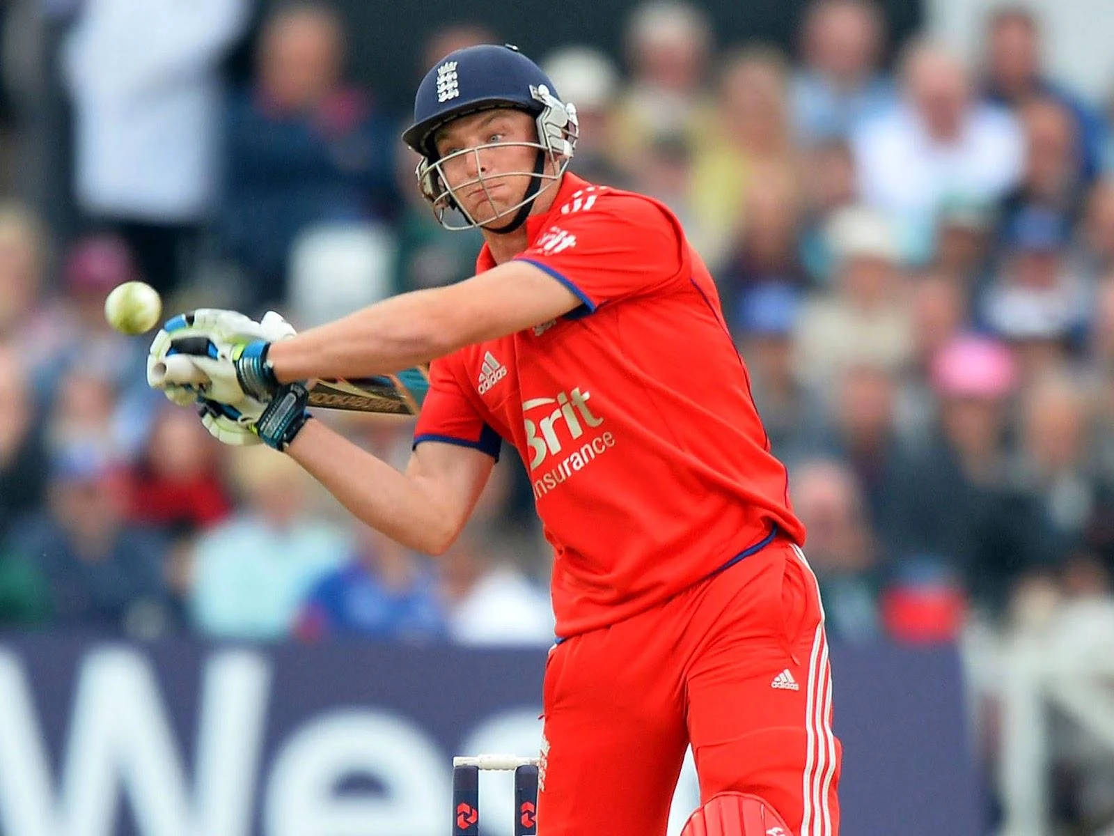 Jos Buttler In Red Background