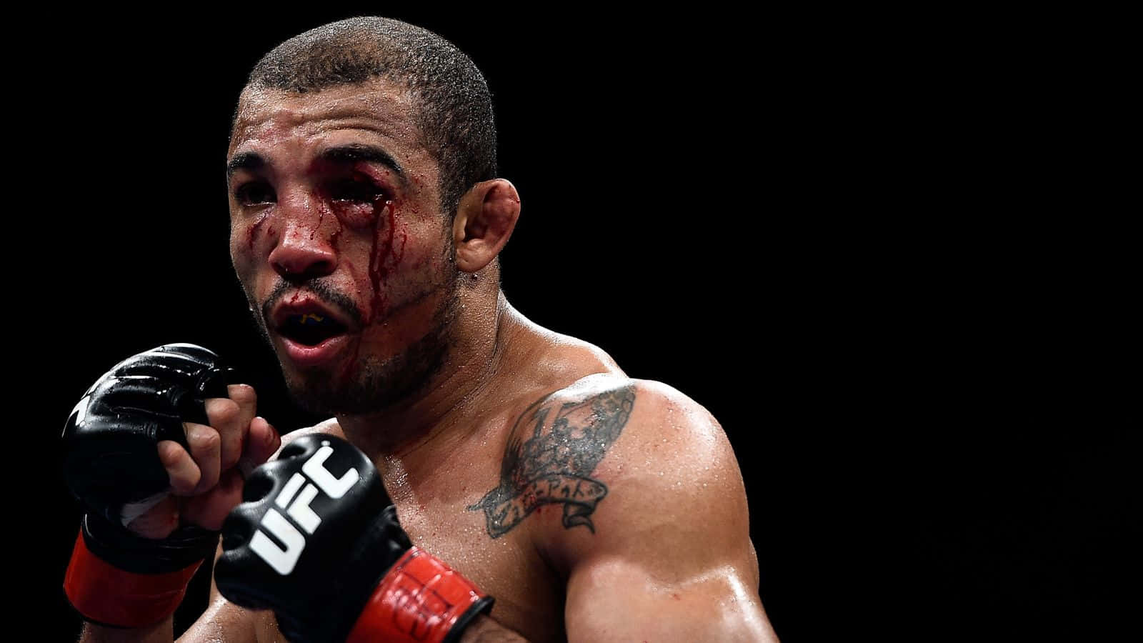 Jose Aldo Bleeding Eyes