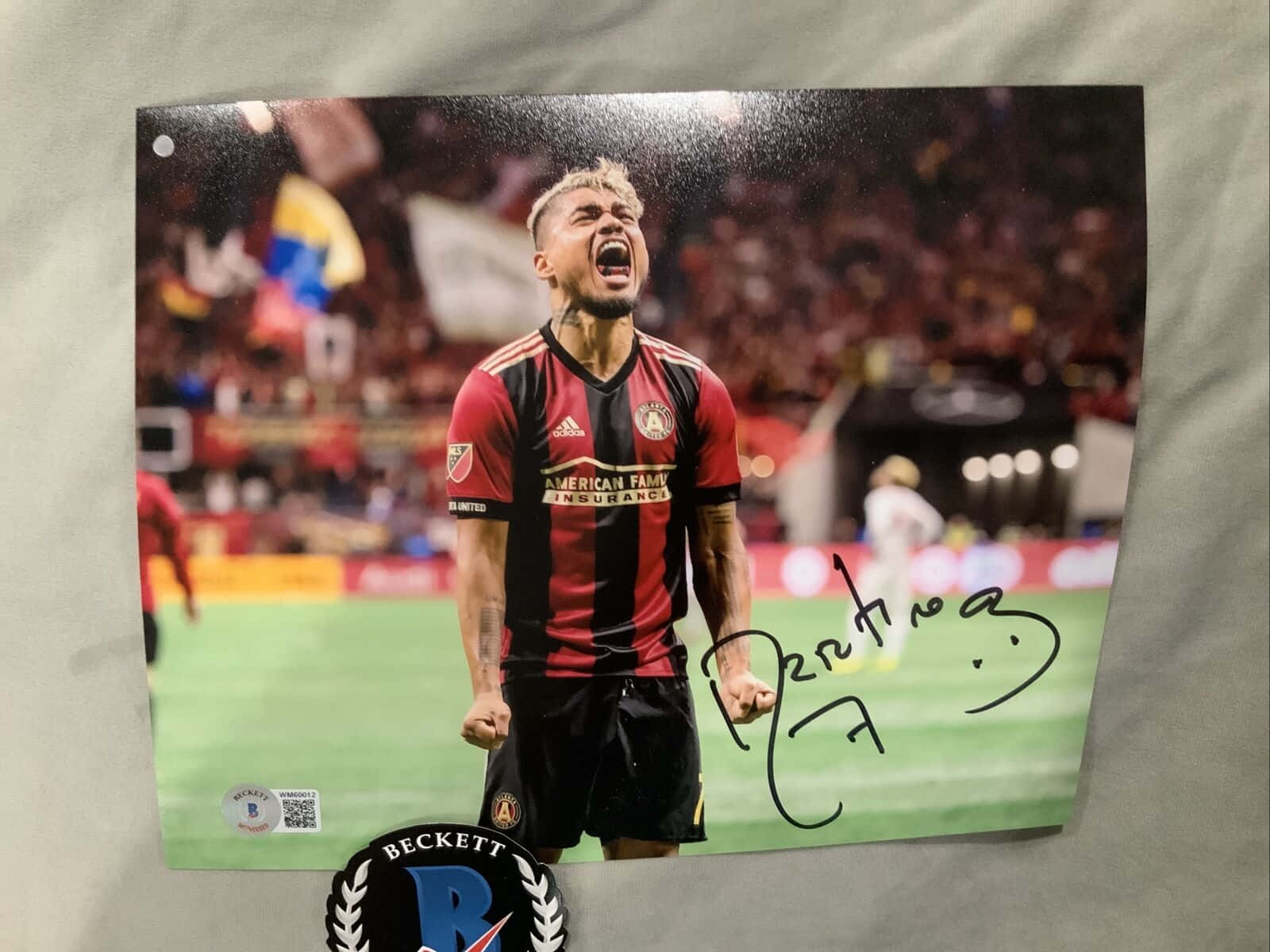 Josef Martinez Atlanta United Fc Signed Photo Card Background