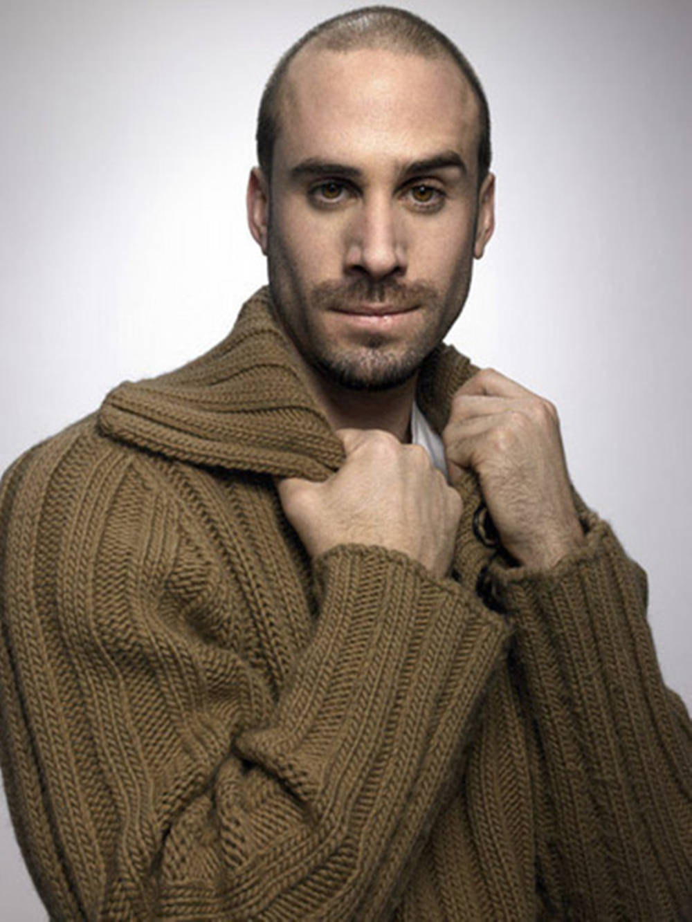 Joseph Fiennes Wearing A Comfy Sweater