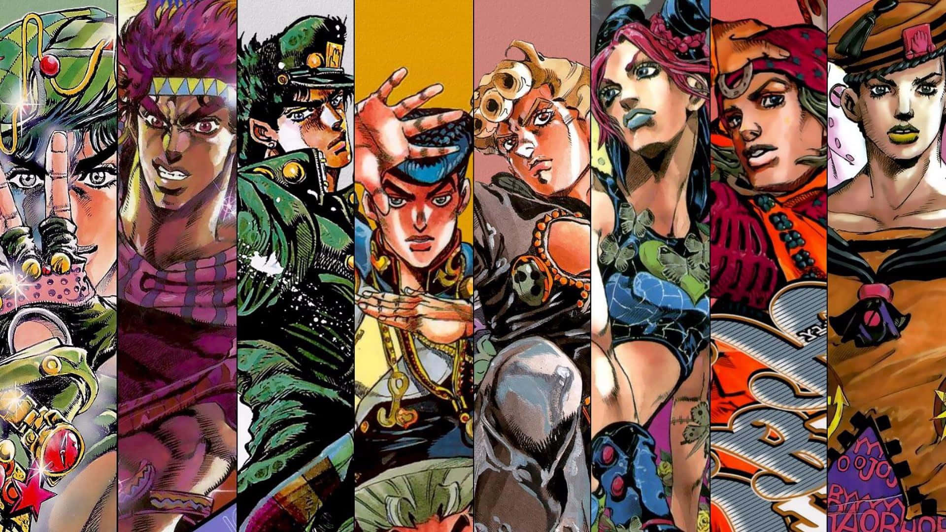 Joseph Joestar - A True Hero's Pose Background